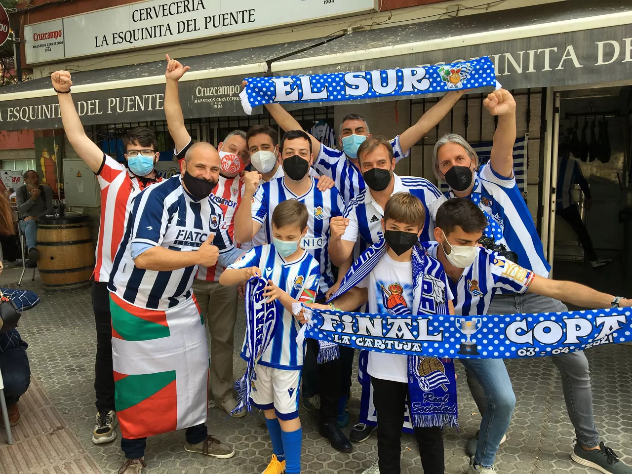 Aficionados del Athletic y la Real