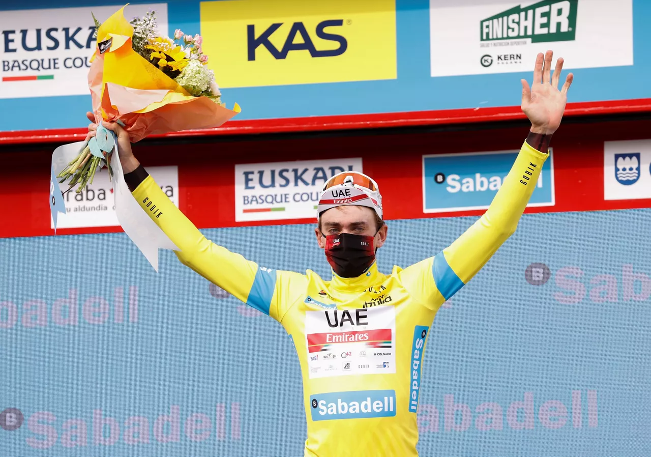 Brandon McNulty sailkapen nagusiko lider izan zen 2021eko Itzulian