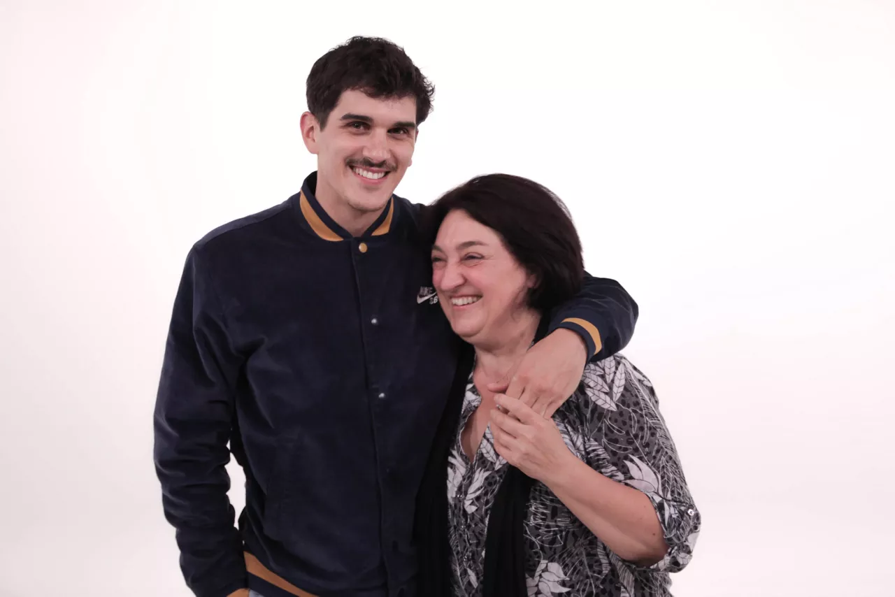 Joseba Sacristan eta ama