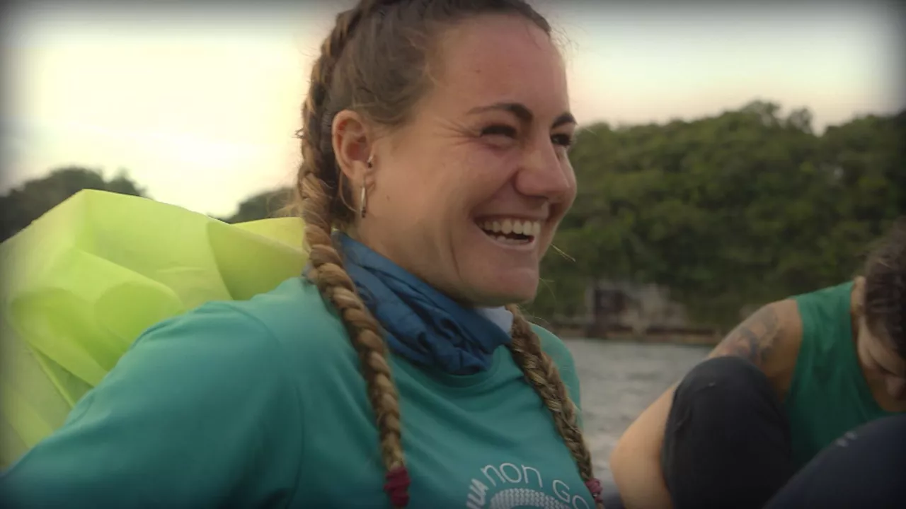 Leire Basañez, abenturaren hasieran. EiTB Mediaren bideo batetik ateratako irudia.