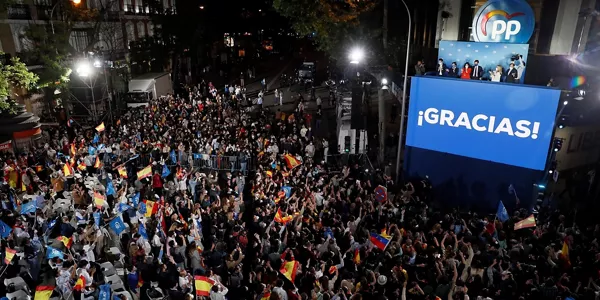 Sede del PP (EFE)