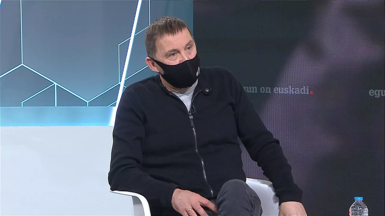 Otegi, en una entrevista anterior a ETB.