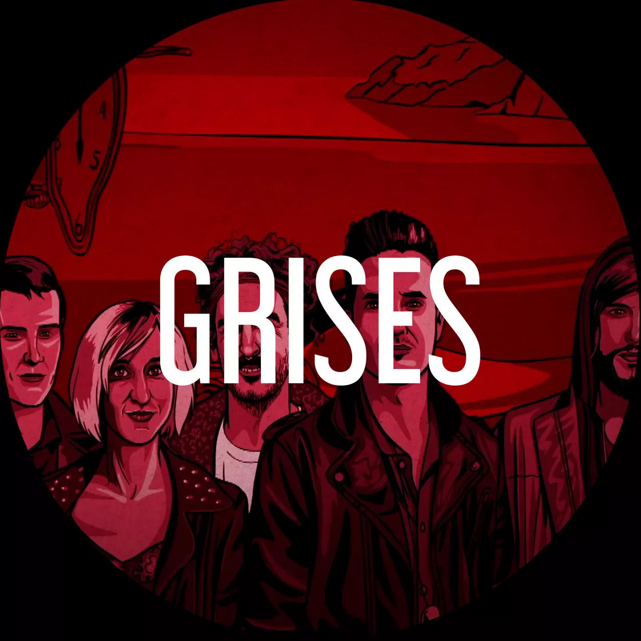 Grises bidegurutzean