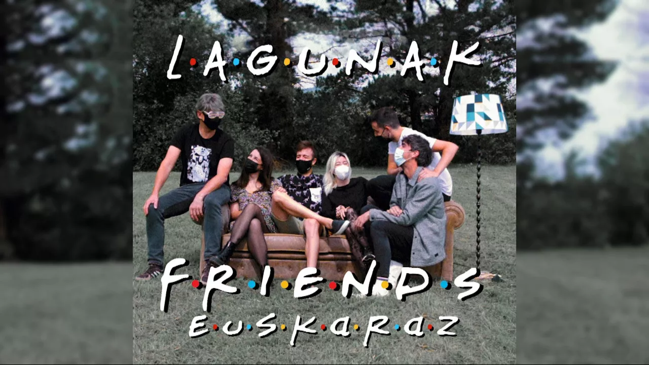 "Dida" saioko "Lagunak", Gazteako "Friends". EITB Mediaren bideo batetik ateratako irudia
