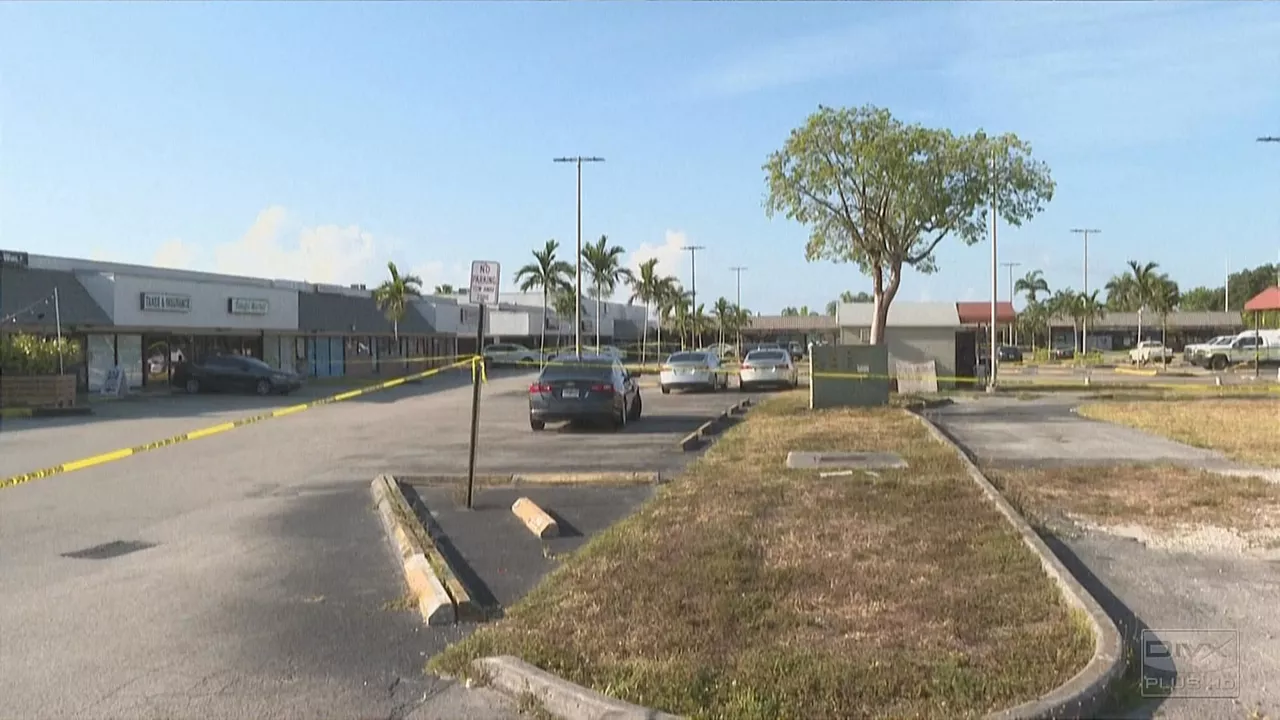 Lugar del tiroteo, en Miami.