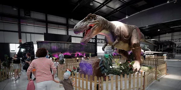 'Dinosaurs Tour' en Refena. Foto: EFE