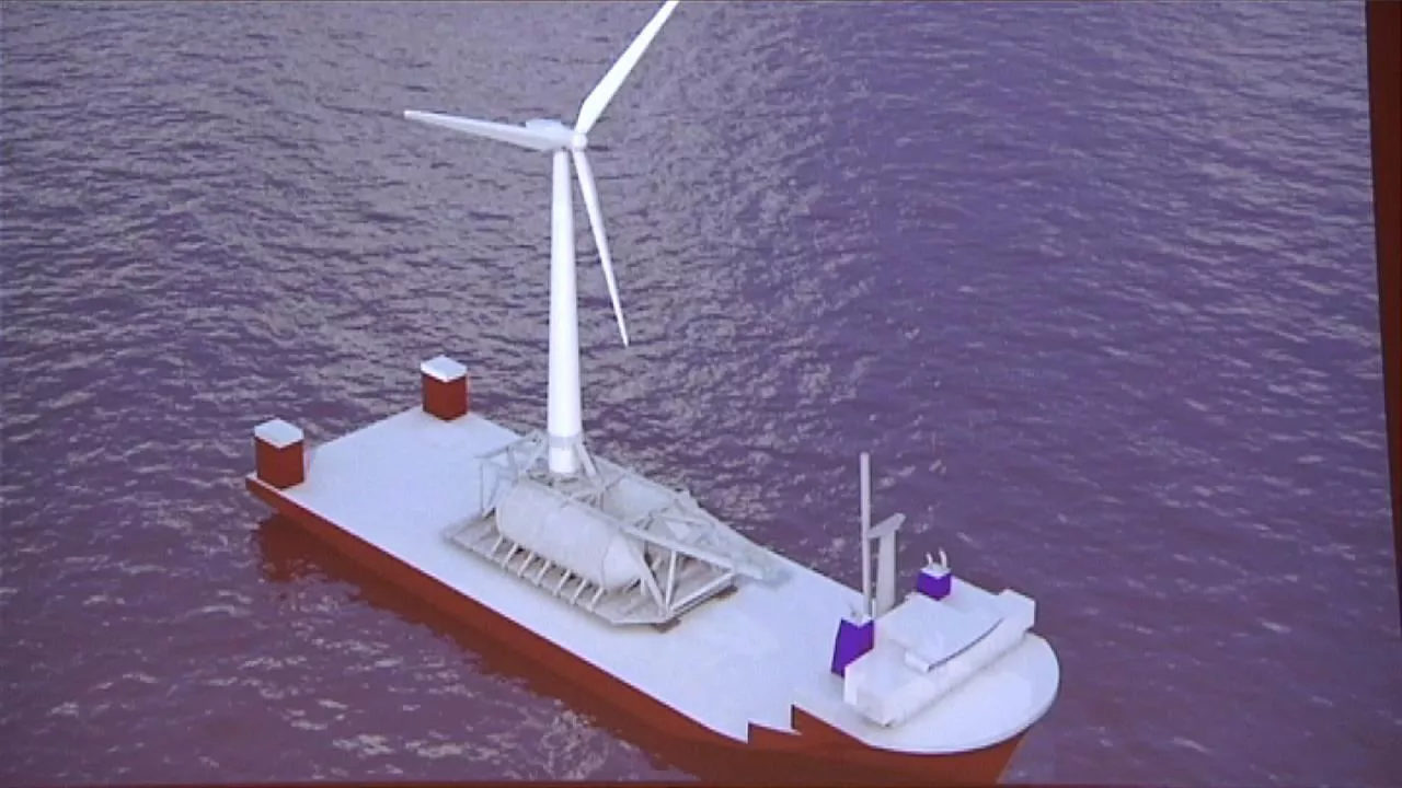 Itsas energia eolikoa. Argazkia: EITB Media