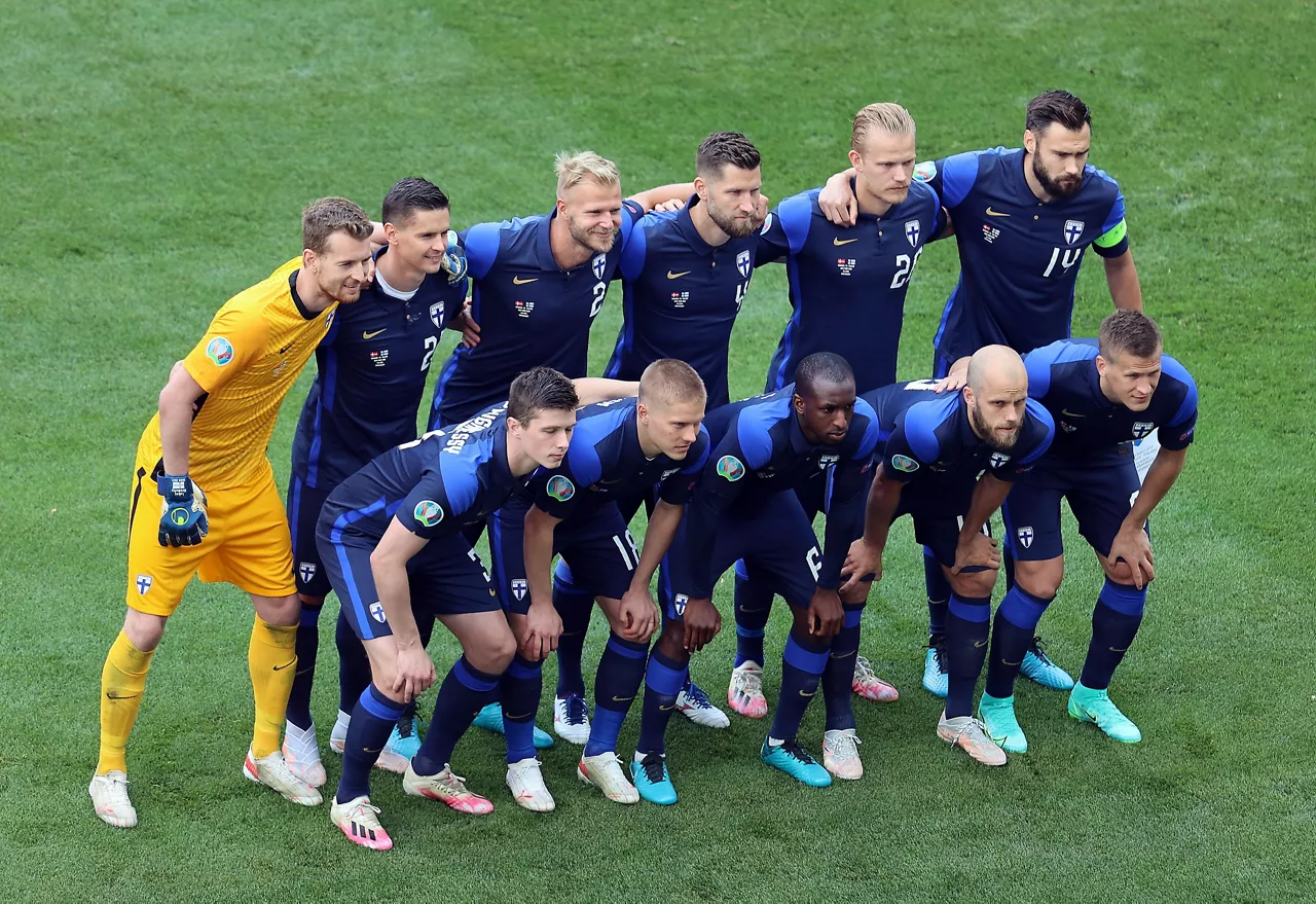 Eurocopa 2020. La selección de Finlandia. Foto: EFE
