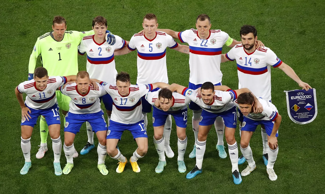 Eurocopa 2020. La selección de Rusia. Foto: EFE