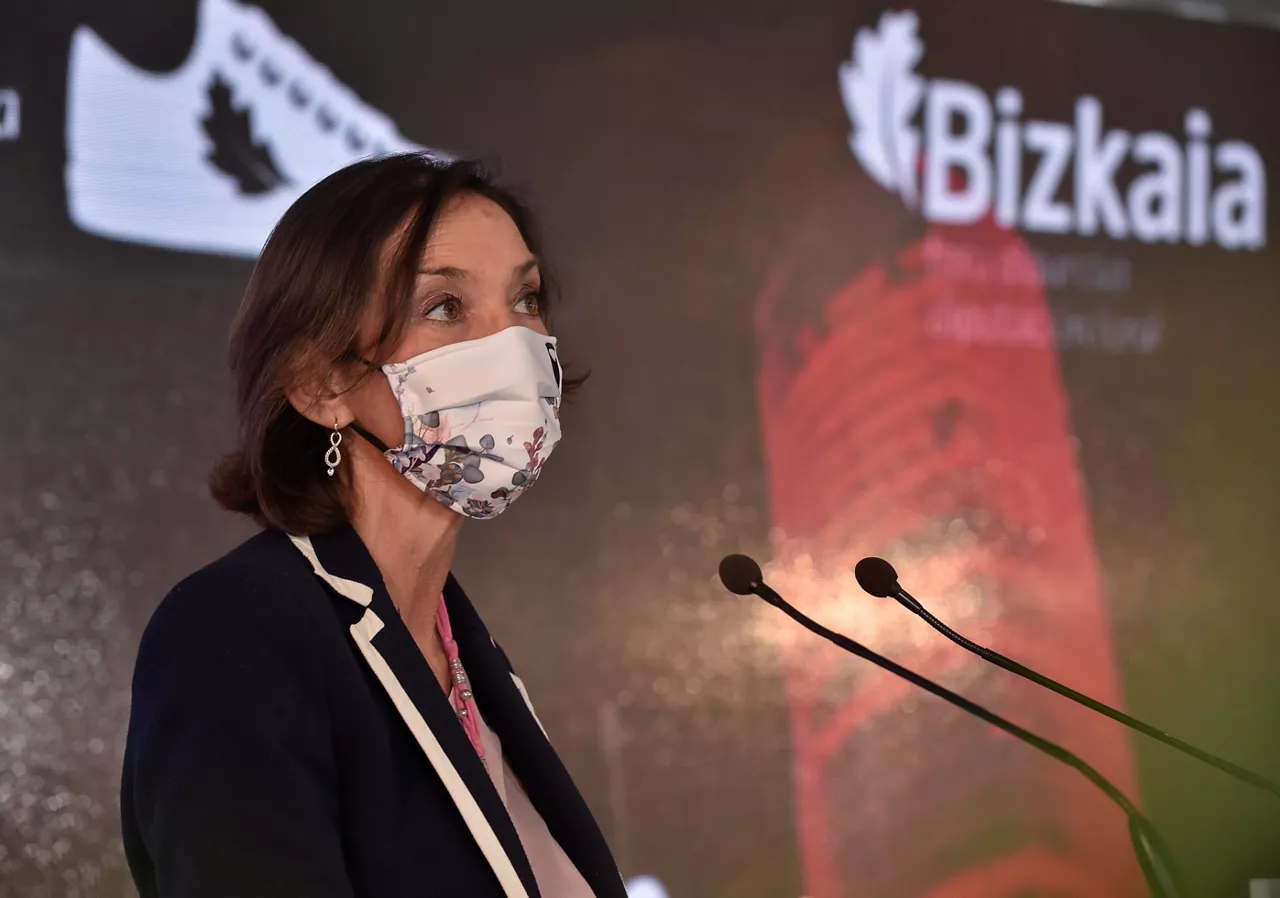 Reyes Maroto, Bizkaiko Foru Aldundiaren 2020-2023 Enplegu Planaren aurkezpenean