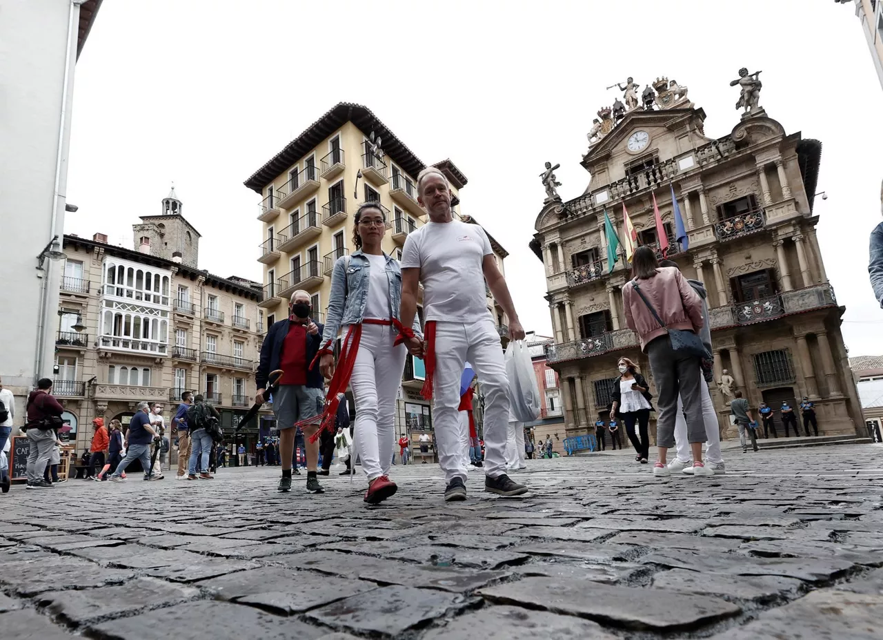 La Plaza Consistorial de Pamplona en una foto de archivo de EITB Media.