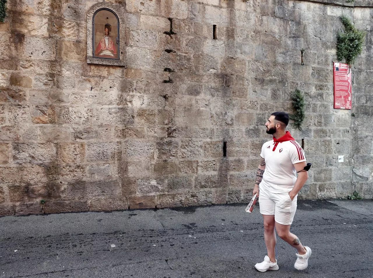 Pamplona, esta mañana (EFE)