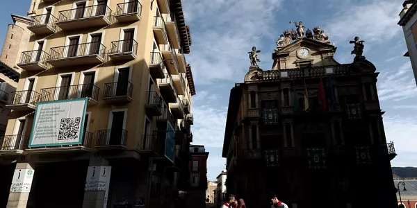 Pamplona, esta mañana (EFE)