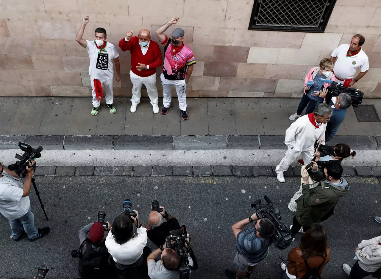 Pamplona, esta mañana (EFE)