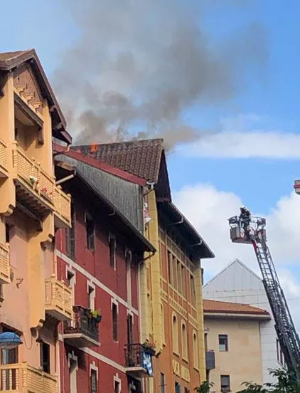 Indencio en una vivienda de Errenteria