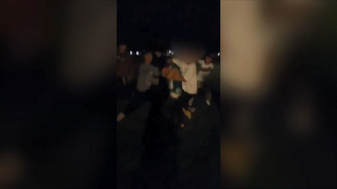 Imagen de una agresión en Amorebieta