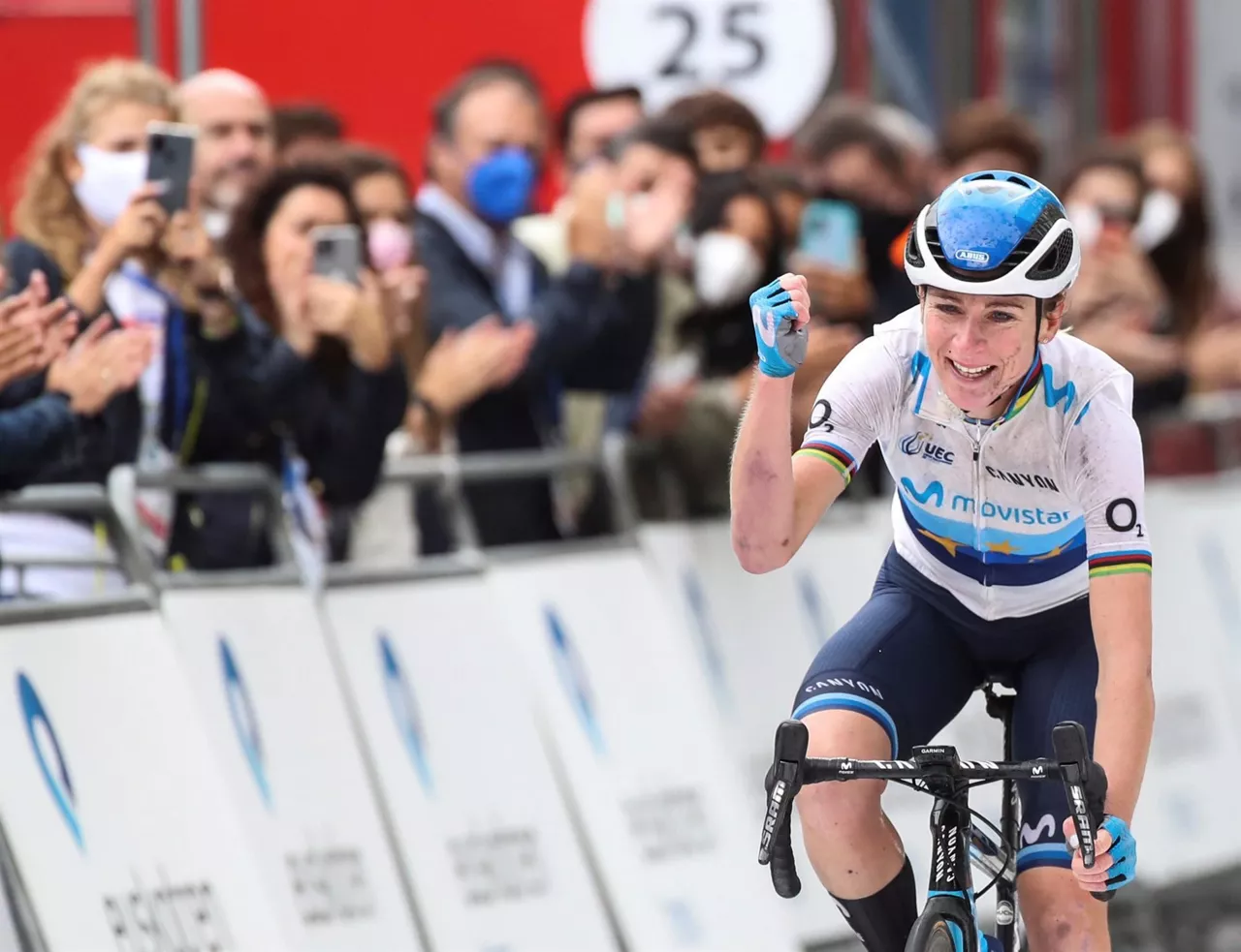 Annemiek Van Vleuten (Movistar). Argazkia: EFE