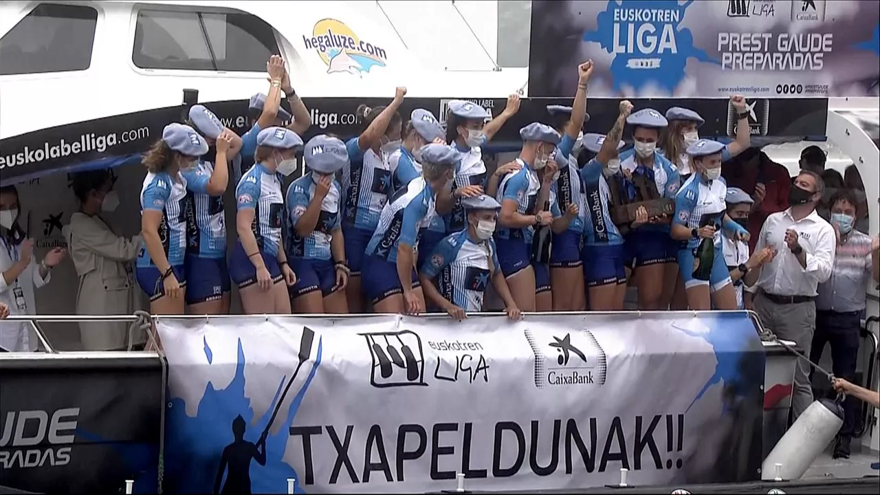 Arraun Lagunakeko kideak, Euskotren Liga bereganatu ostean