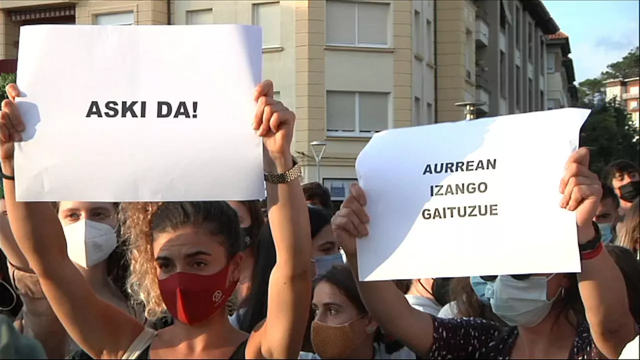 Indarkeria matxistaren aurkako protesta bat. Argazkia: EiTB