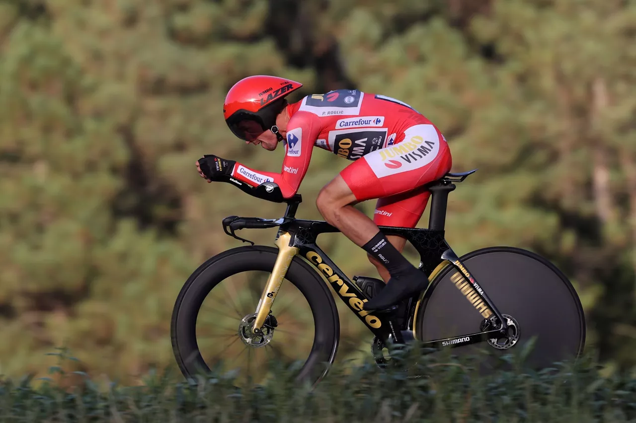 Primoz Roglic, 2021eko Vueltako irabazlea. Argazkia: EFE