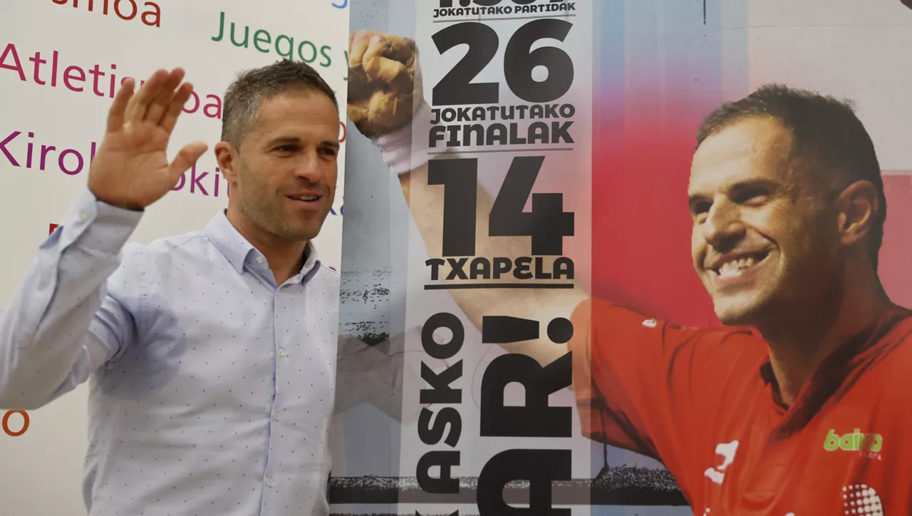 Aimar Olaizola pilotari ohia.