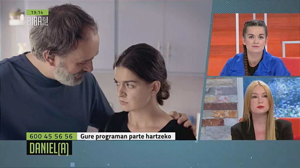 Leire Ormazabal eta Iholdi Beristain. (EITB Mediako bideo batetik ateratako irudia)