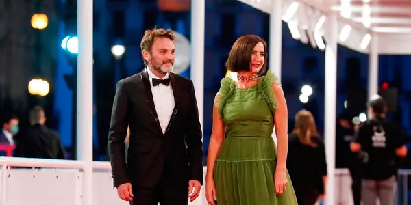 Alfombra roja de la gala de clausura del Festival de Cine de San Sebastián 2021. Foto: EFE