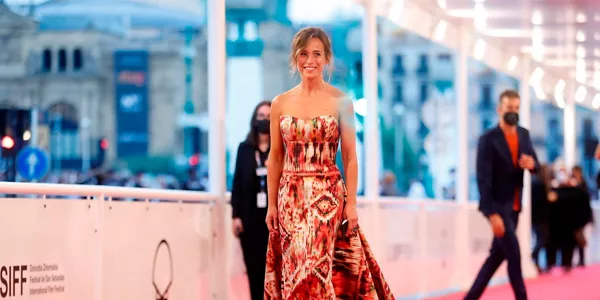 Alfombra roja de la gala de clausura del Festival de Cine de San Sebastián 2021. Foto: EFE