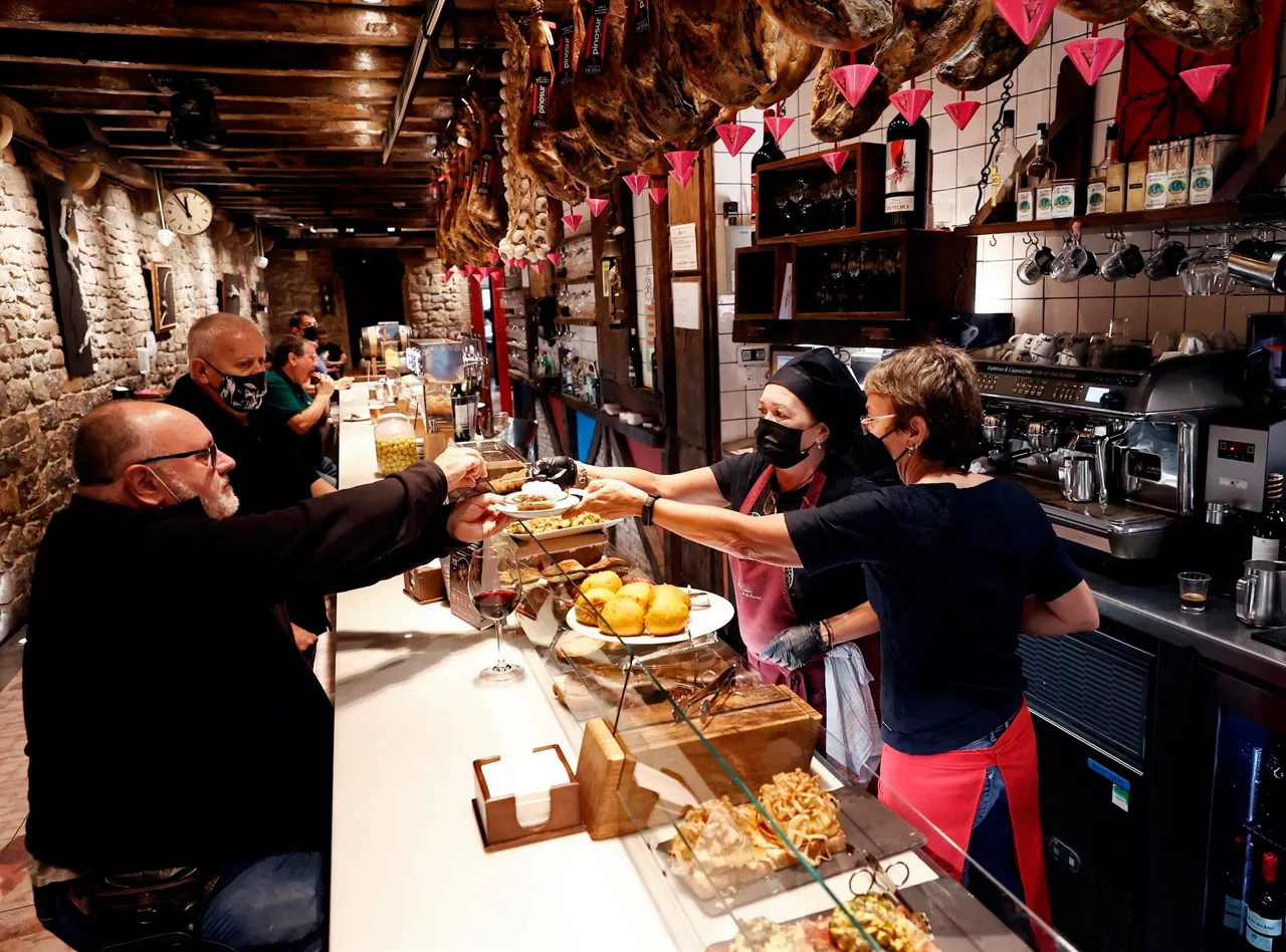 Un establecimiento hostelero de Pamplona.