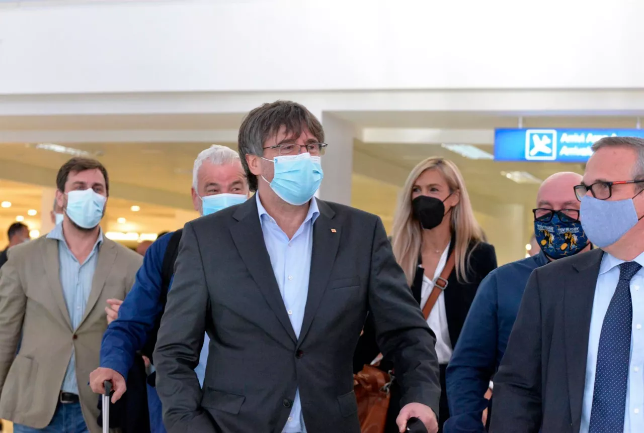 Carles Puigdemont Generalitateko presidente ohia artxiboko argazki batean.