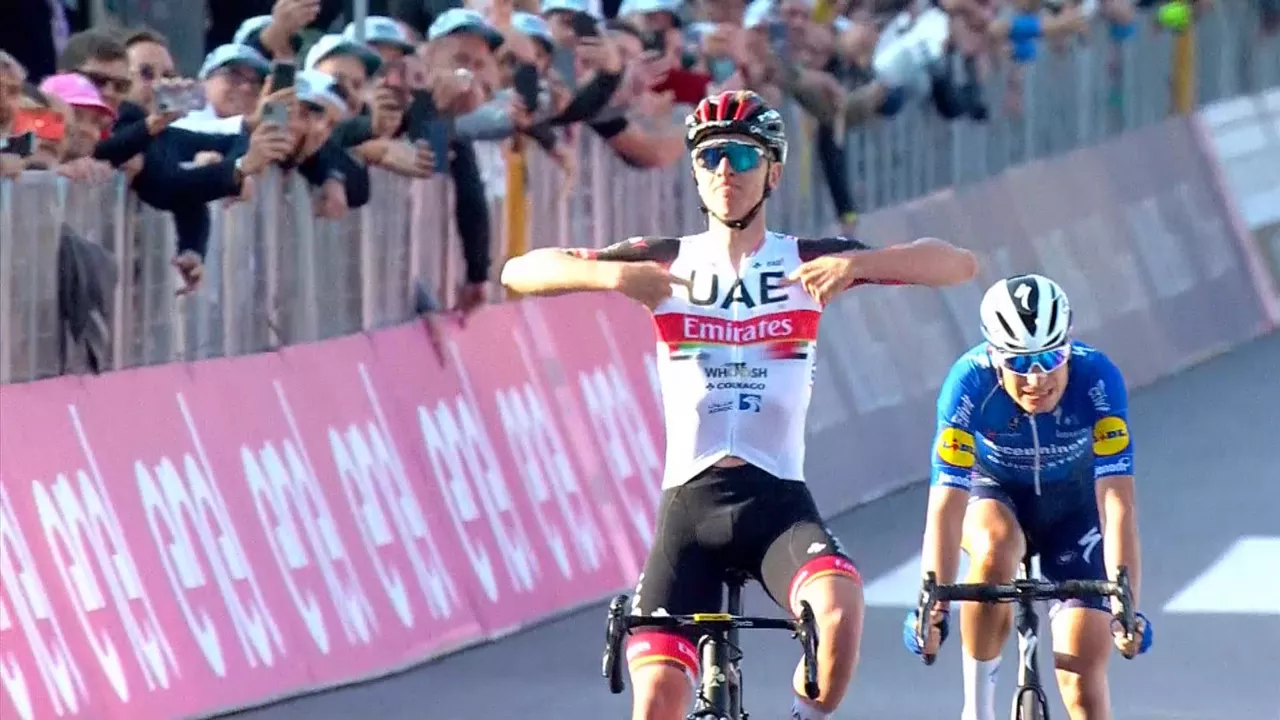 El ciclista Tadej Pogacar