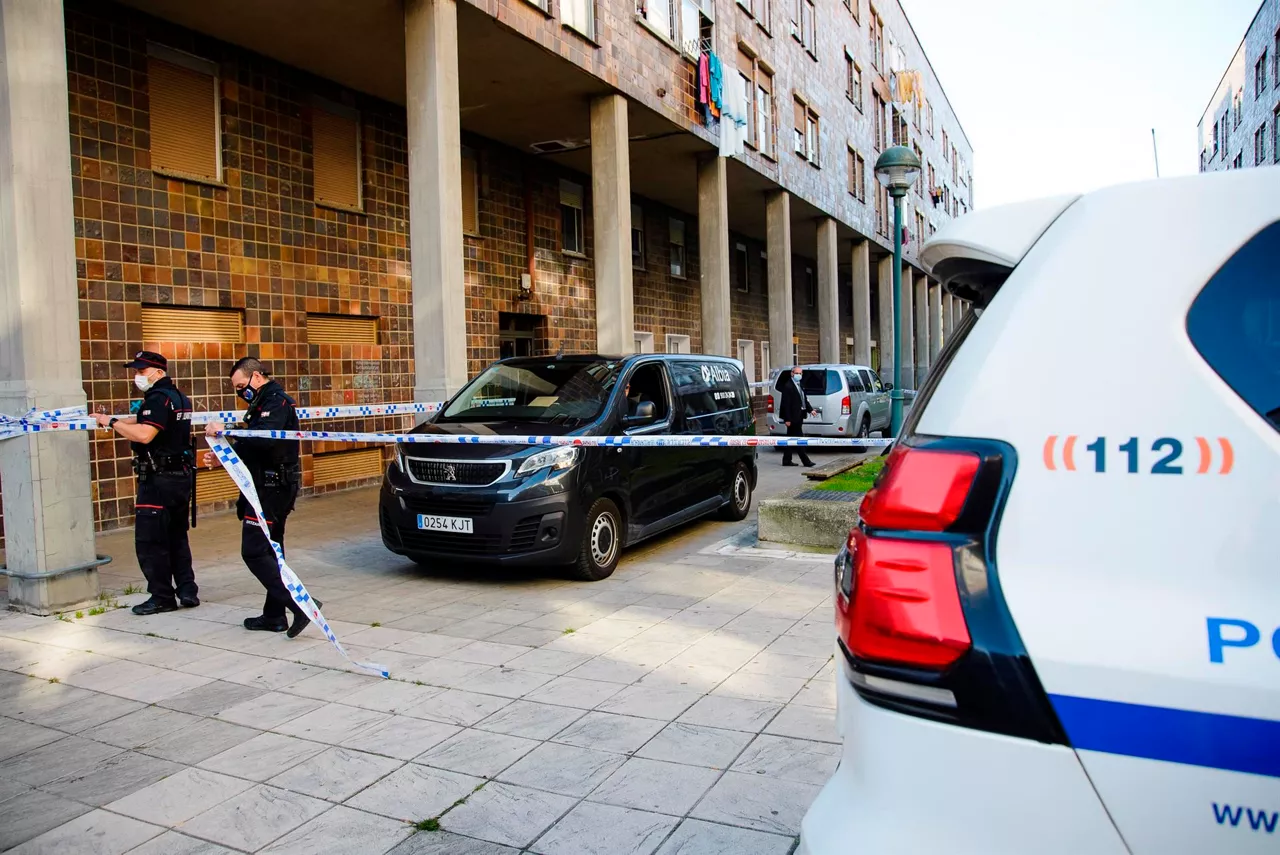 Asesinato machista en Vitoria-Gasteiz en octubre de 2021. Foto: EFE