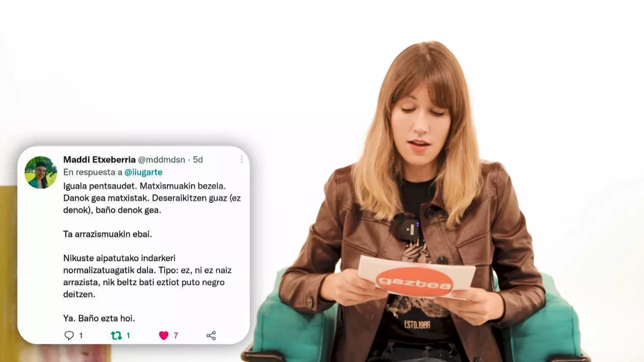 Leire Arrojeria. EITB Mediaren bideo batetik ateratako irudia