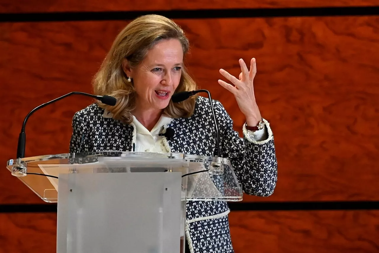 La vicepresidenta primera del Gobierno español, Nadia Calviño. Foto: Efe