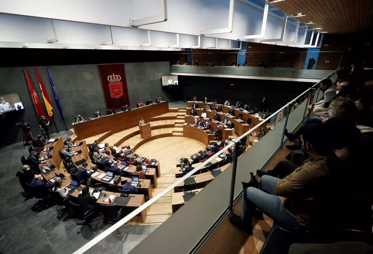 Imagen de archivo del Parlamento de Navarra