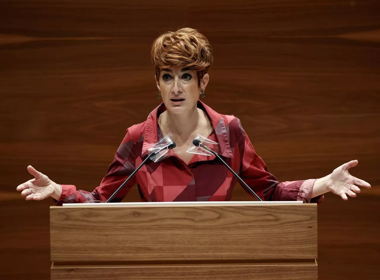 La portavoz de EH Bildu en el Parlamento de Navarra, Bakartxo Ruiz, en una imagen de archivo