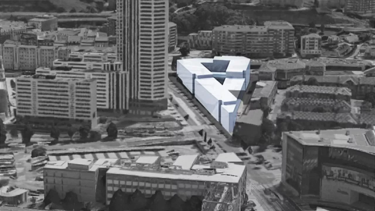 Plano donde se ubicará el nuevo edificio de la UPV.