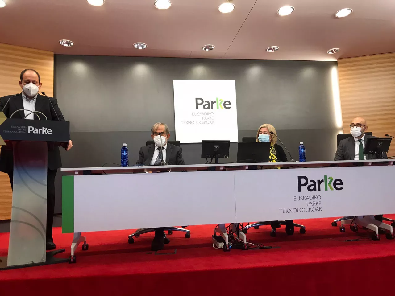 Presentación en el Congreso ITS Euskadi. Foto: Clúster de Movilidad y Logística de Euskadi