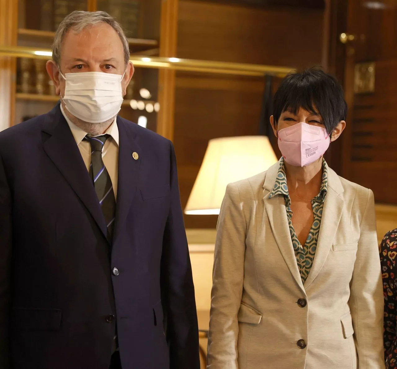 Azpiazu e Iriarte, en la reunión del pasado año. Foto: EFE