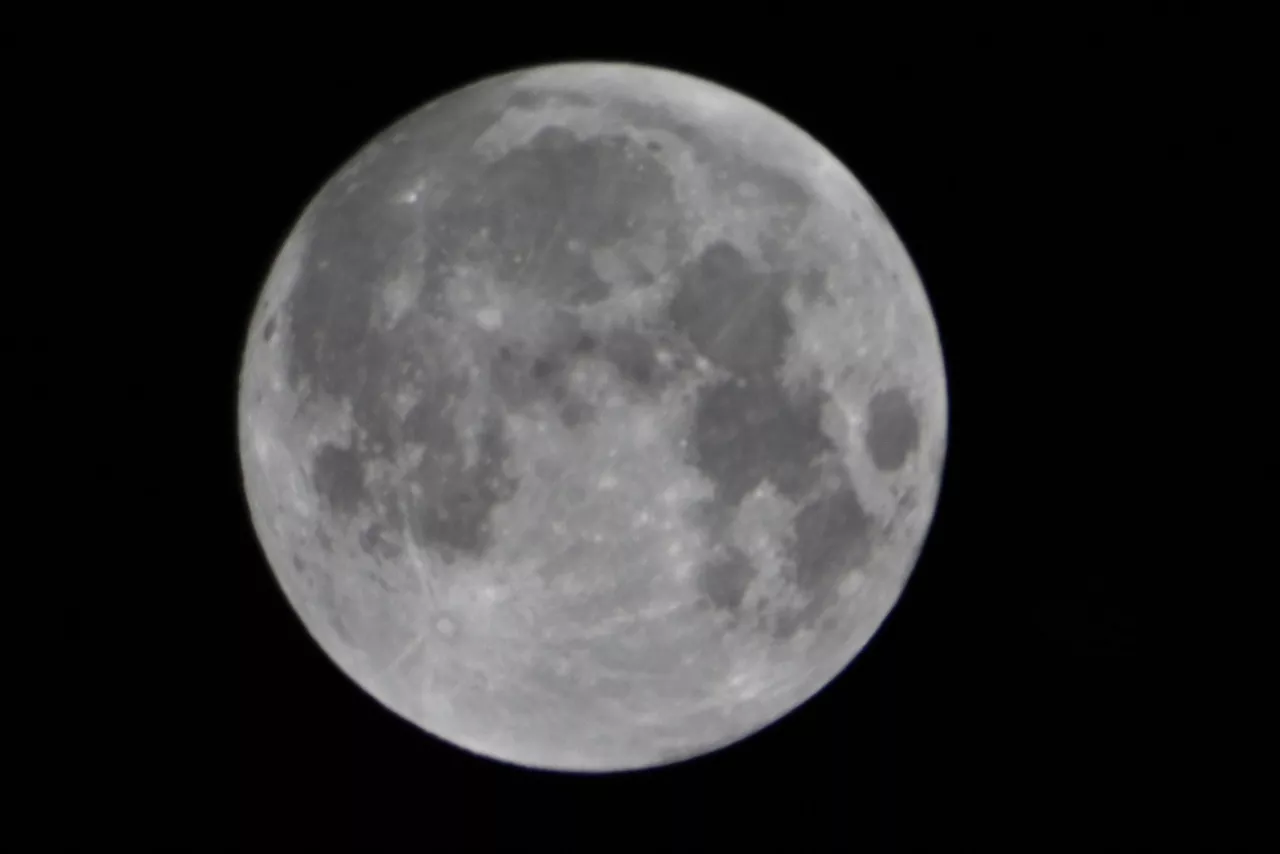 La luna llena del pasado 18 de enero.