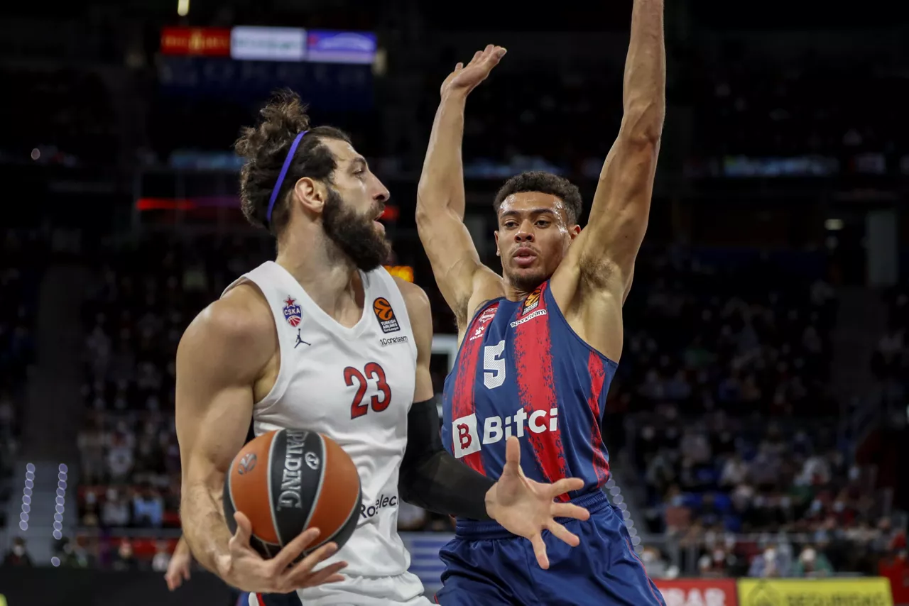 Toko Shengelia, Baskoniaren aurka. Argazkia: EFE