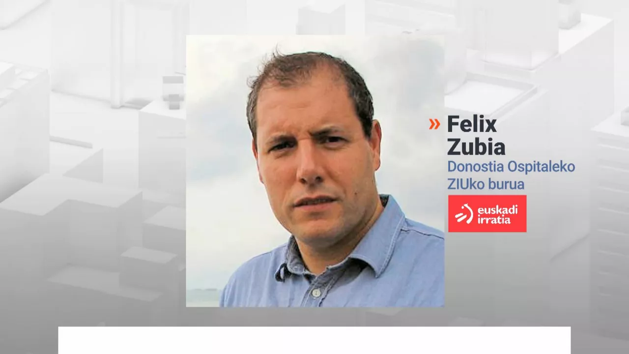 Felix Zubia, jefe de servicio de la UCI del Hospital Donostia. Foto: EiTB Media