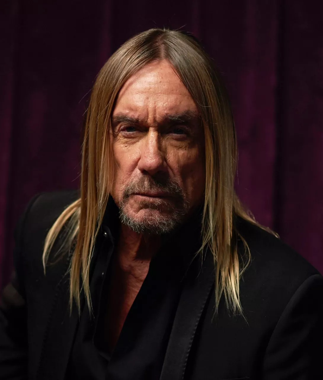 Iggy Pop by Photographer Rob Baker Ashton shot in Miami, July 2019