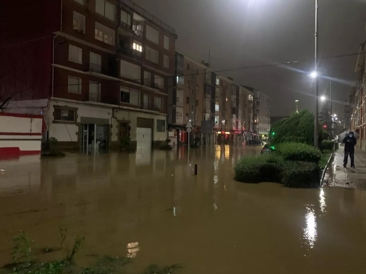 Inundaciones en Muskiz.