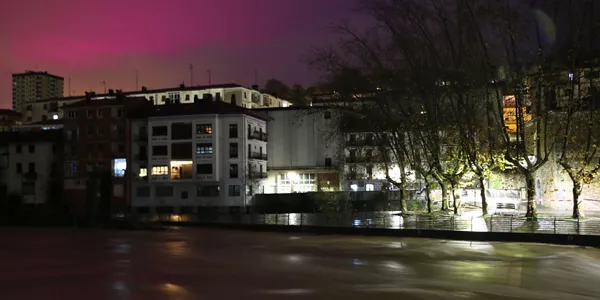 El río Oria en Andoain. Foto: Ayuntamiento de Andoain