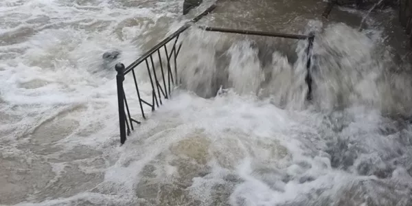 Río desbordado. Foto: Marivi Glez de Audicana Velar