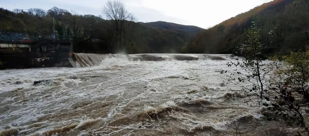 El río Bidasoa en Navarra.