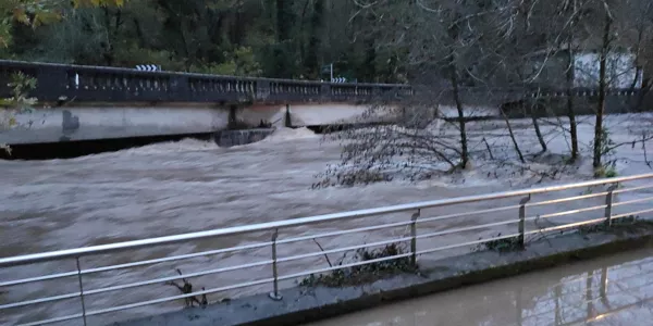 Inundaciones en Elgoibar. Foto: Radio Euskadi