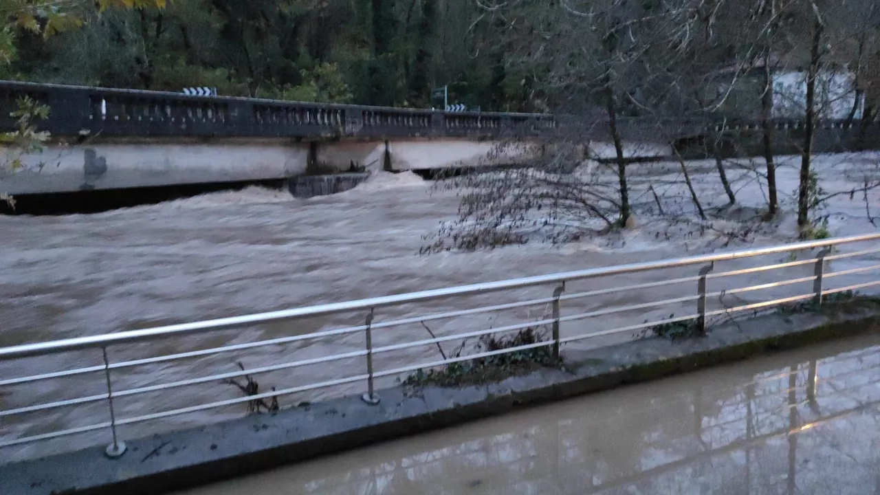 Inundaciones en Elgoibar. Foto: Radio Euskadi