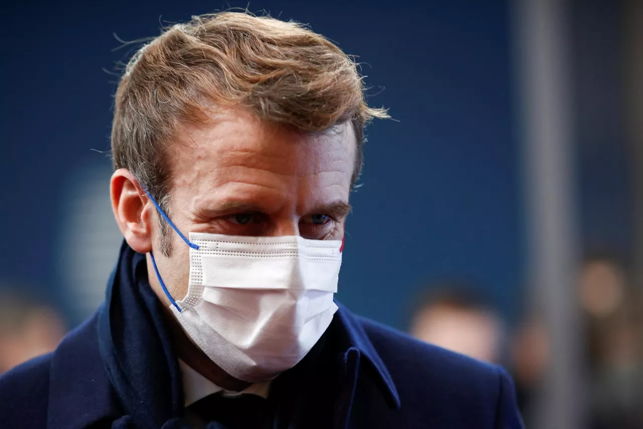 El presidente francés Emmanuel Macron